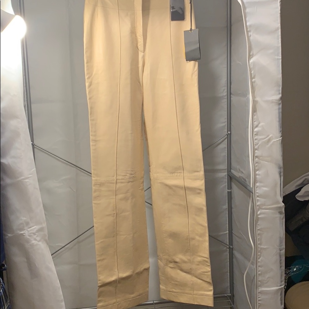 Fendi genuine leather pants